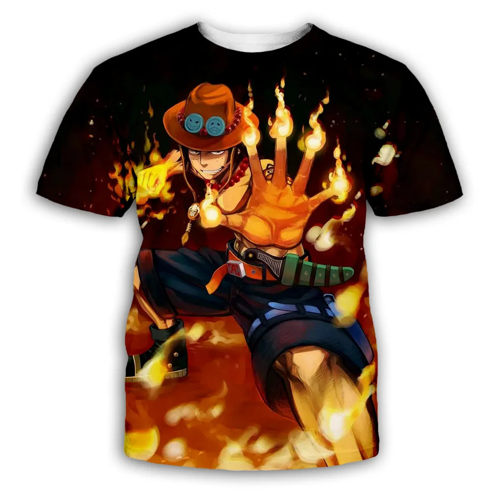 New Anime One Piece Luffy Fashion Kids Boy Girl Children T Shirt 3D Casual Summer Men 9 - One Piece Store